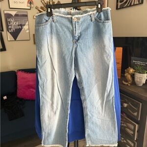 London Blue Frayed thin Jeans size 10